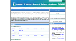 Desktop Screenshot of airccj.org